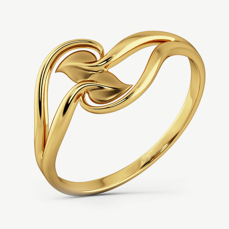 Gold Wedding Ring - immagine 3